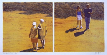 Oliver Bevan (UK)
Two Generations
Stone Lithograph
290mm x 600mm